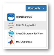HydroShare Open With